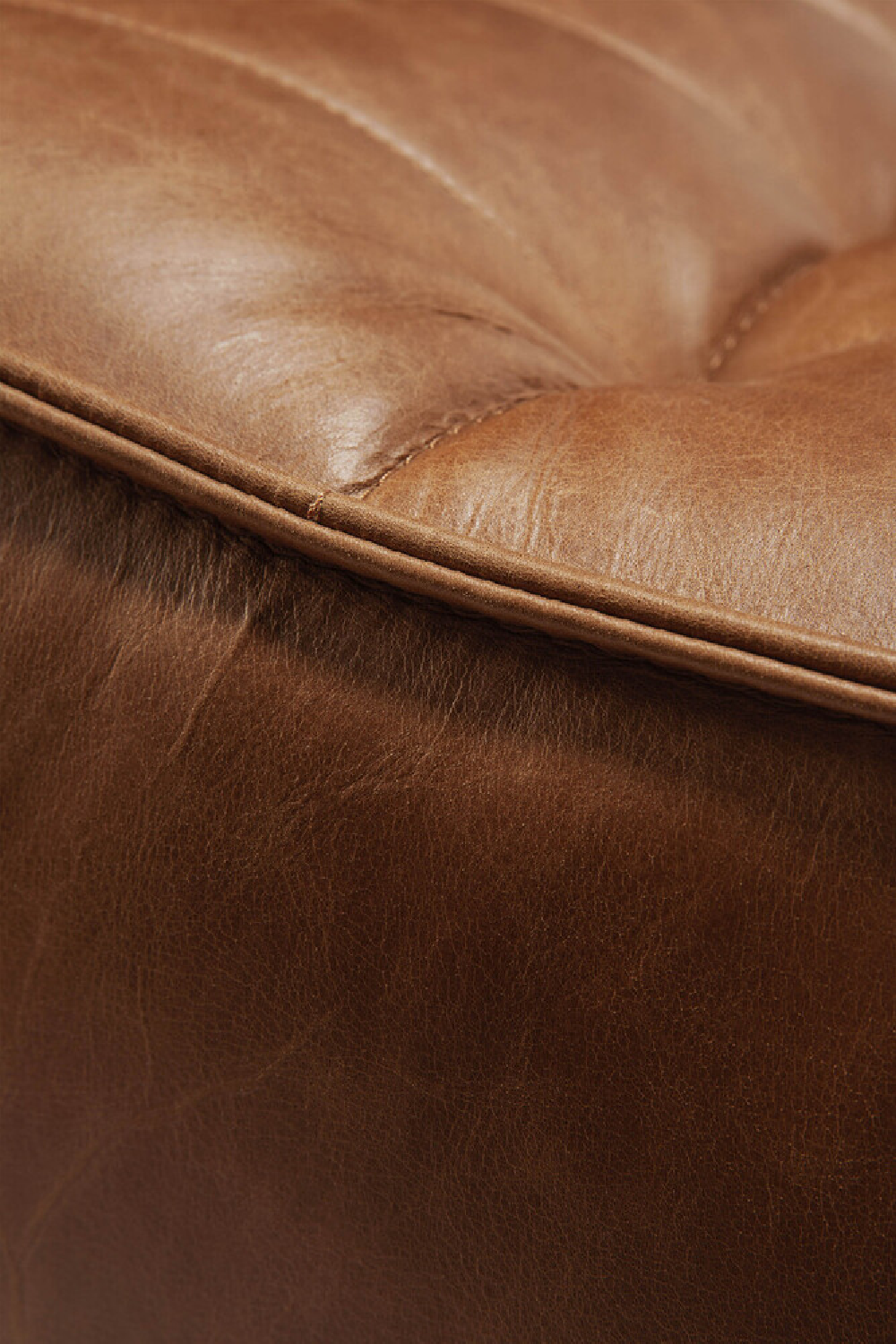   Brown Leather Modular Sofa Set | Oroa.com