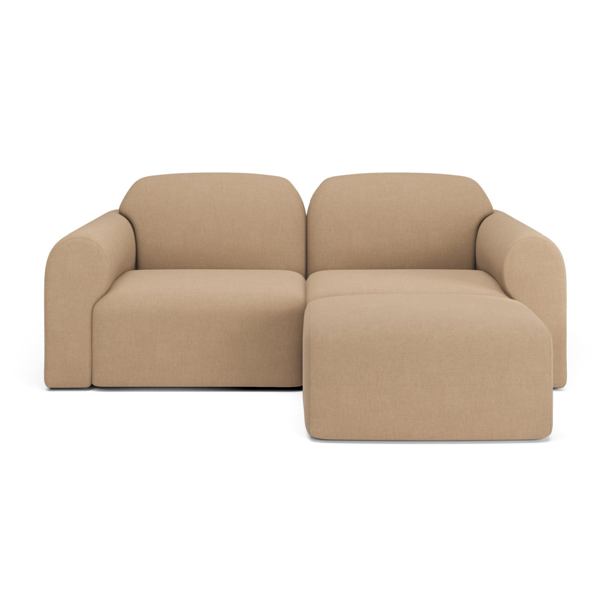   Modern European furniture - End Seater Sofa with Footstool  - www.oroa.com | Oroa.com