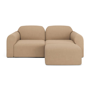   Modern European furniture - End Seater Sofa with Footstool  - www.oroa.com | Oroa.com
