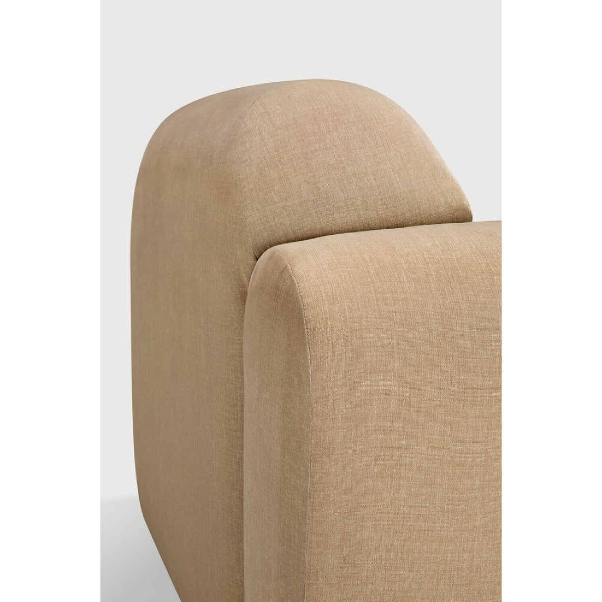   Modern European furniture - End Seater Sofa with Semi-Circle Footstool - www.oroa.com | Oroa.com