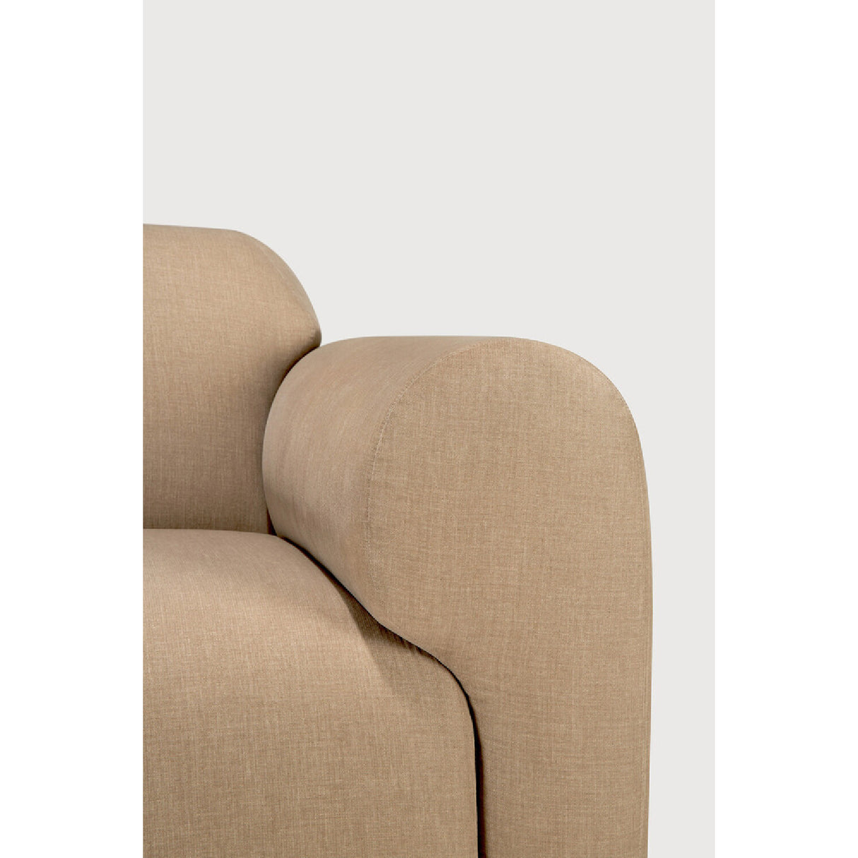   Modern European furniture - Modular Sofa with Semi - Circle Footstool - www.oroa.com | Oroa.com
