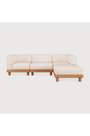   Outdoor 3-Seater Sofa with Ottoman | Oroa.com