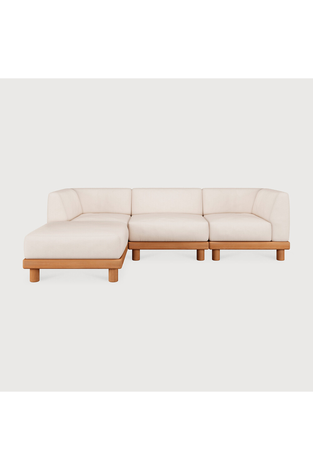   Outdoor 3-Seater Sofa with Ottoman | Oroa.com