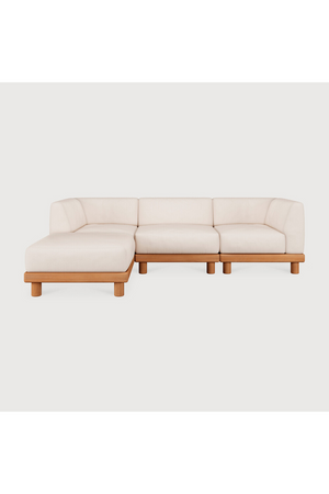   Outdoor 3-Seater Sofa with Ottoman | Oroa.com