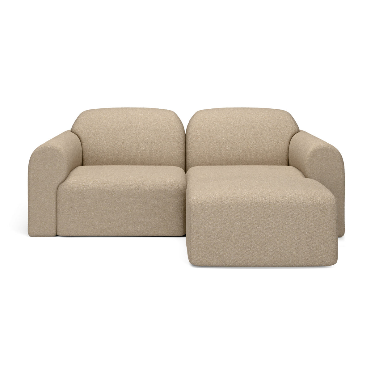   Modern European furniture - End Seater Sofa with Footstool  - www.oroa.com | Oroa.com