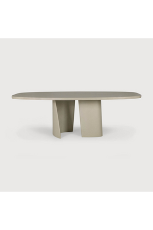   Round Concrete Outdoor Dining Table | Oroa.com