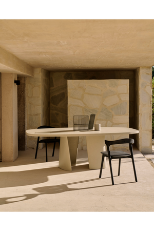   Round Concrete Outdoor Dining Table | Oroa.com