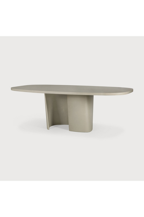   Round Concrete Outdoor Dining Table | Oroa.com