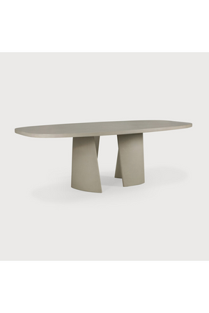   Round Concrete Outdoor Dining Table | Oroa.com
