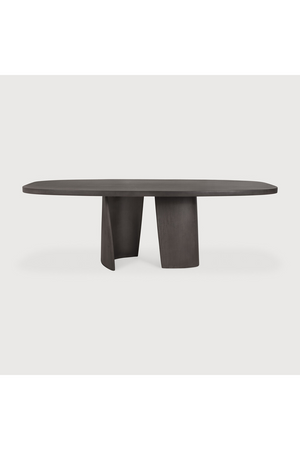   Round Concrete Outdoor Dining Table | Oroa.com