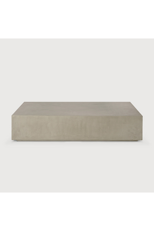   Rectangular Concrete Outdoor Coffee Table | Oroa.com