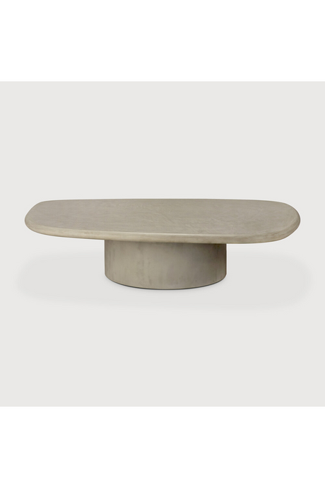   Pebble-Shaped Concrete Outdoor Coffee Table | Oroa.com