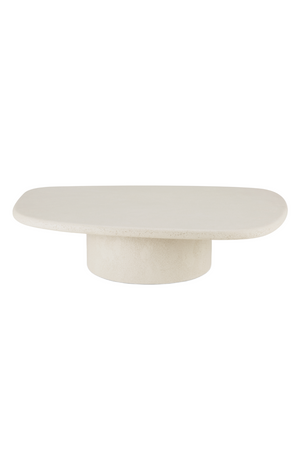   White Pebble-Shaped Coffee Table | Oroa.com
