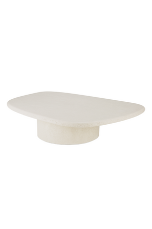   White Pebble-Shaped Coffee Table | Oroa.com