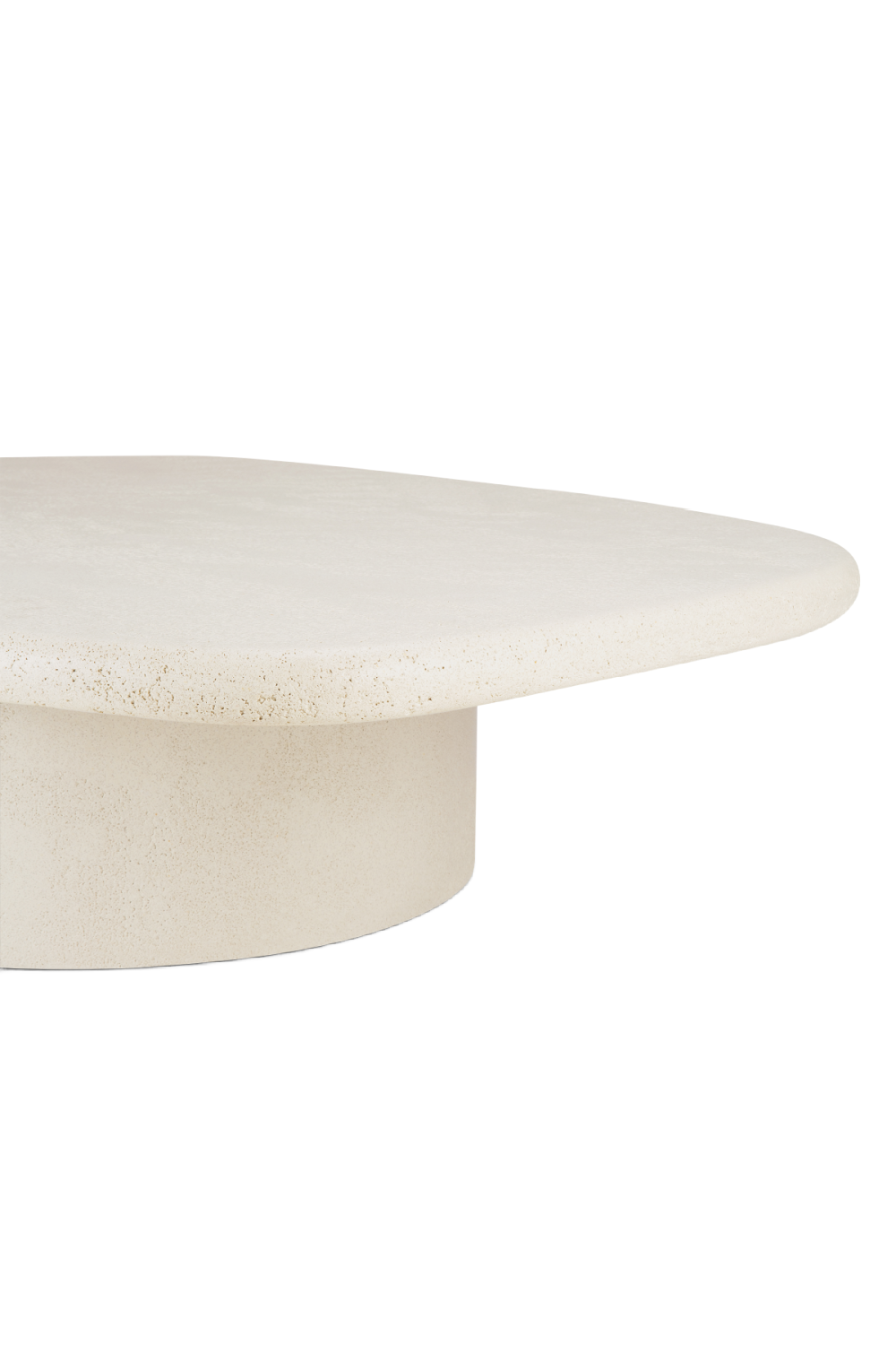   White Pebble-Shaped Coffee Table | Oroa.com
