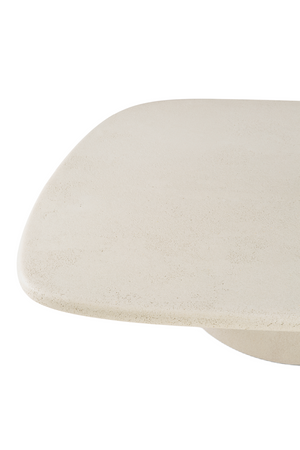   White Pebble-Shaped Coffee Table | Oroa.com