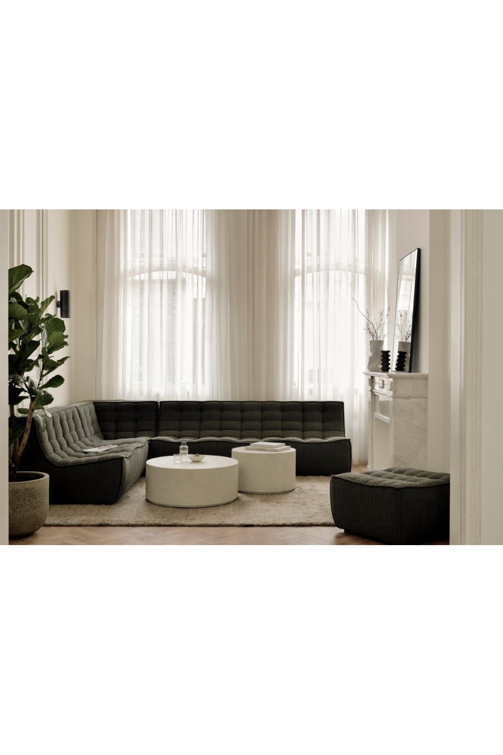   Round Off-White Coffee Table | Oroa.com