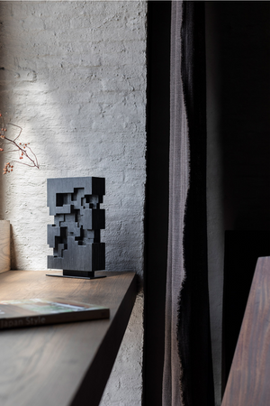   Black Teak Abstract Sculpture | Oroa.com