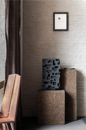   Black Teak Abstract Sculpture | Oroa.com