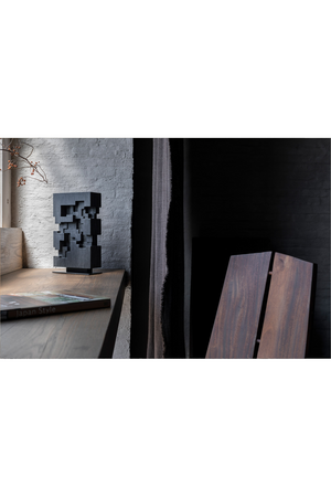   Black Teak Abstract Sculpture | Oroa.com