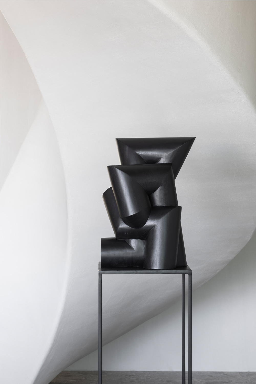   Black Mahogany Modern Sculpture | Oroa.com