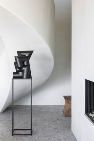   Black Mahogany Modern Sculpture | Oroa.com