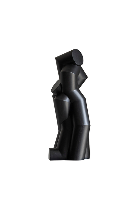   Carved Black Mahogany Sculpture | Oroa.com