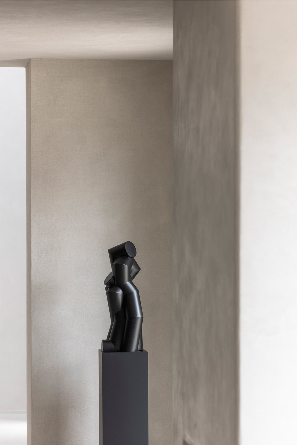   Carved Black Mahogany Sculpture | Oroa.com