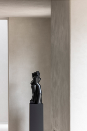   Carved Black Mahogany Sculpture | Oroa.com