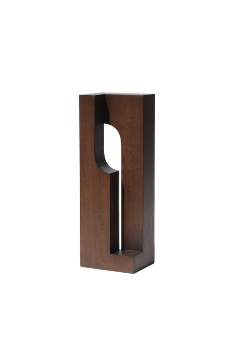   Mahogany Geometric Sculpture | Oroa.com