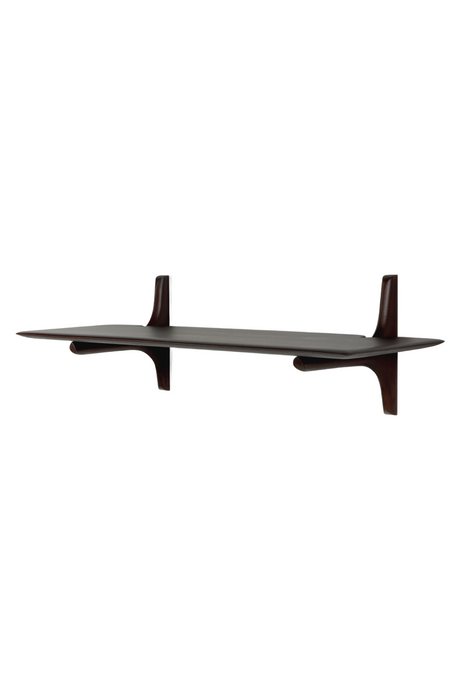   Brown Mahogany Wall Shelf | Oroa.com