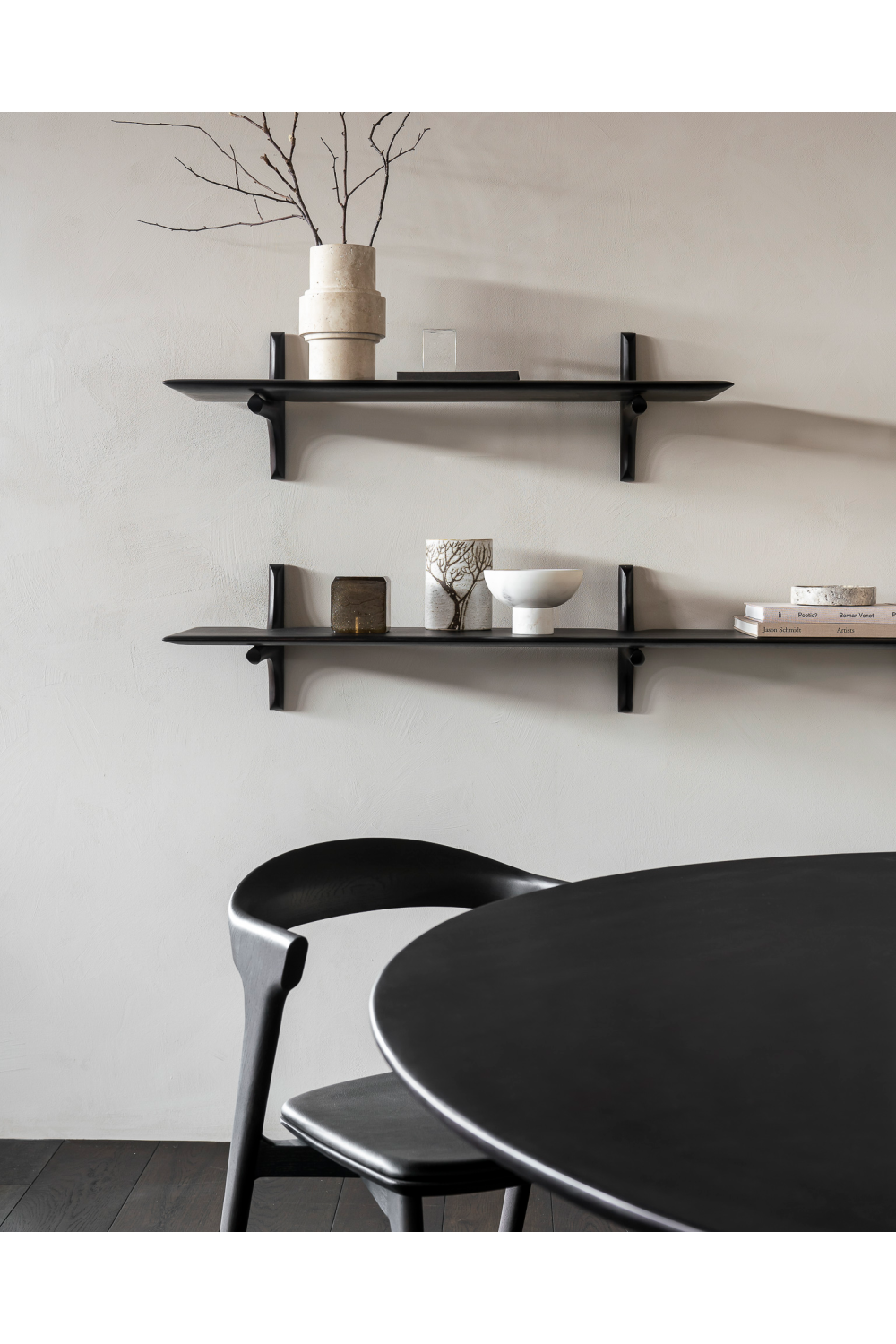   Brown Mahogany Wall Shelf | Oroa.com