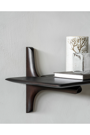   Brown Mahogany Wall Shelf | Oroa.com