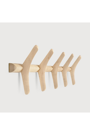   Mahogany Wall Coat Rack | Oroa.com