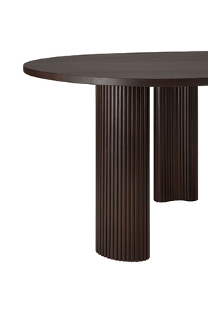   Dark Brown Mahogany Desk | Oroa.com