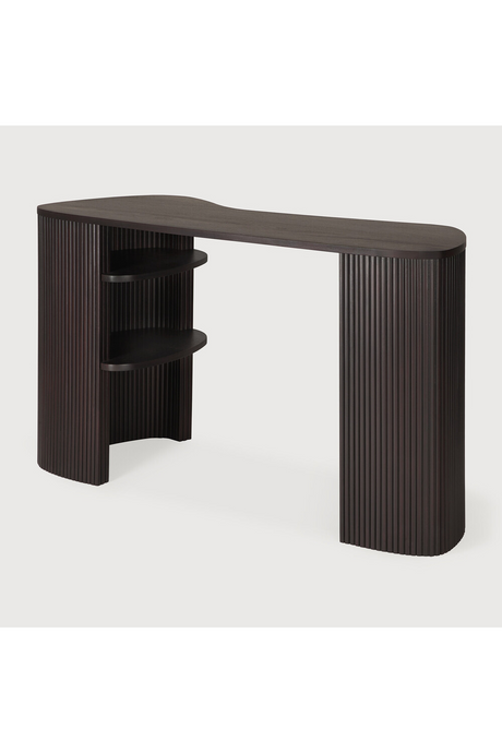   Dark Brown Mahogany Desk | Oroa.com