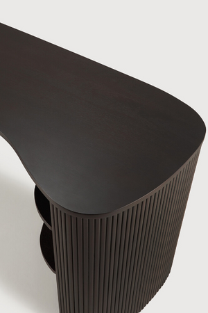   Dark Brown Mahogany Desk | Oroa.com