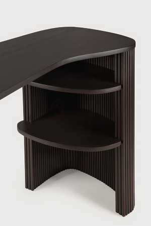   Dark Brown Mahogany Desk | Oroa.com