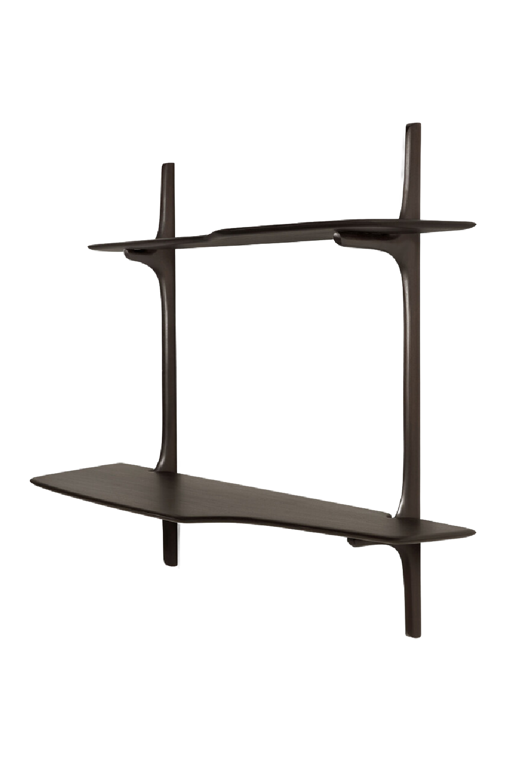   Curved Wood Wall-mounted Desk | Oroa.com