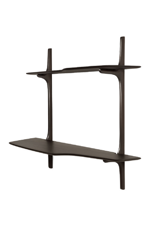   Curved Wood Wall-mounted Desk | Oroa.com