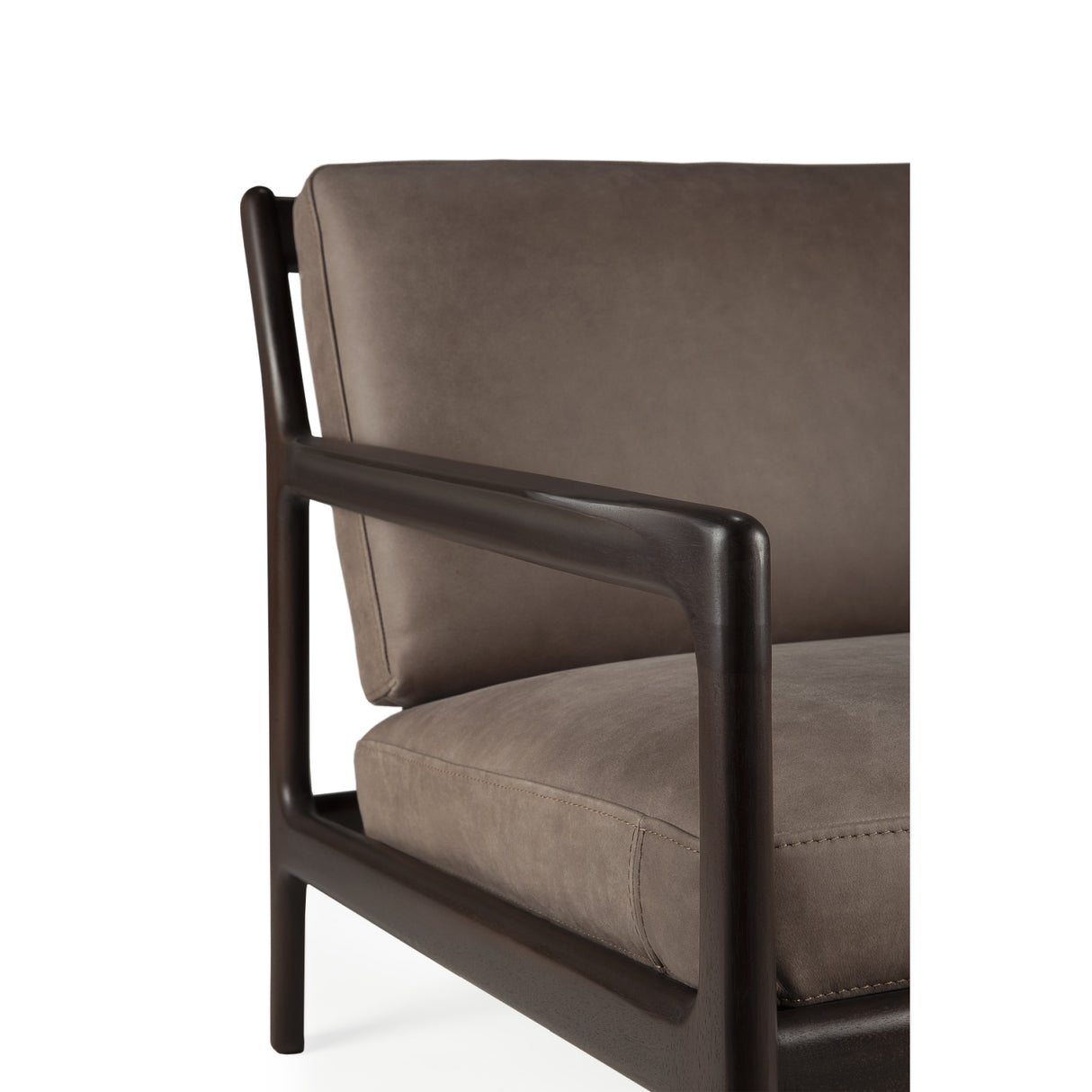   Brown Mahogany Lounge Chair | Oroa.com