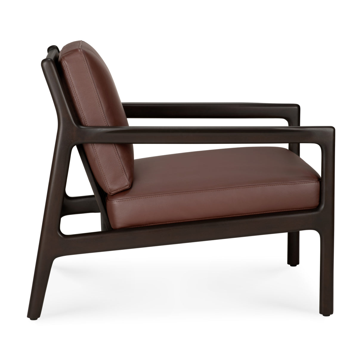   Brown Mahogany Lounge Chair | Oroa.com