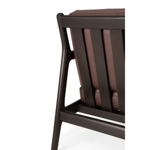   Brown Mahogany Lounge Chair | Oroa.com