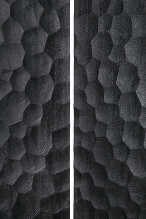   Black Mahogany Room Divider | Oroa.com