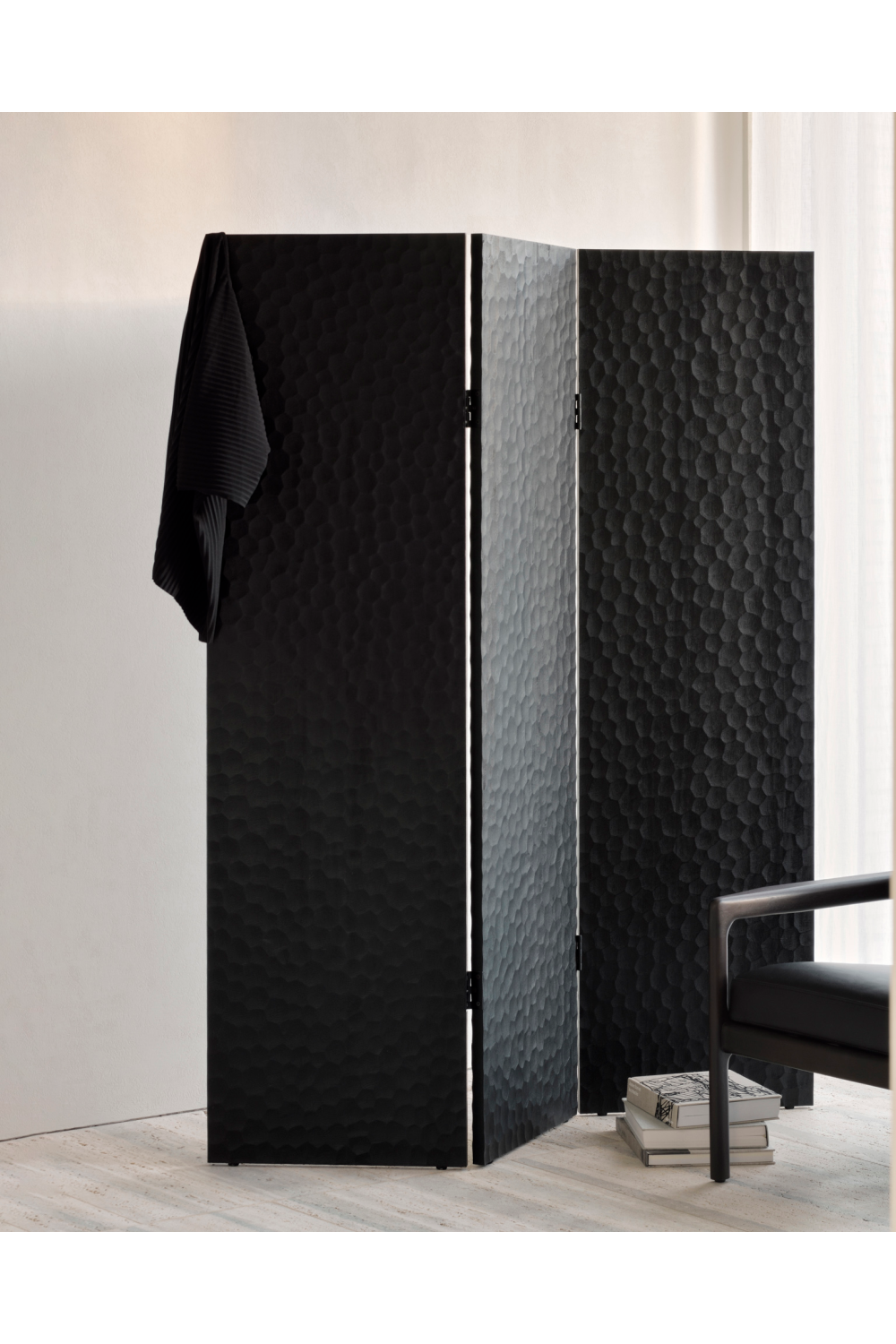   Black Mahogany Room Divider | Oroa.com