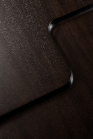   Carved Brown Mahogany Side Table | Oroa.com