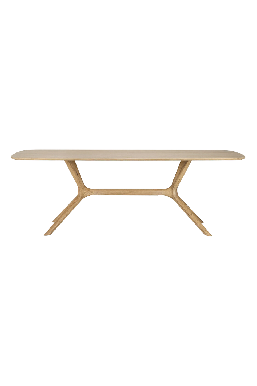   Cross Leg Oak Dining Table | Oroa.com