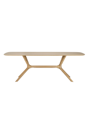  Cross Leg Oak Dining Table | Oroa.com
