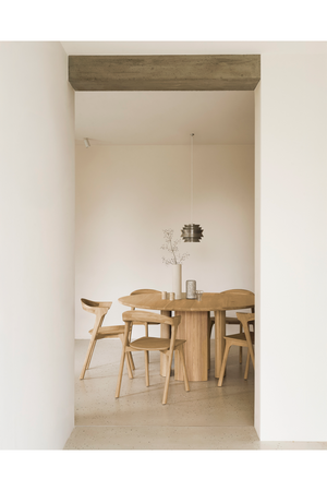   Round Mahogany Dining Table | Oroa.com
