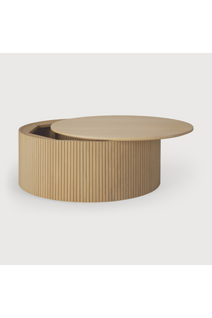   Round Storage Coffee Table | Oroa.com